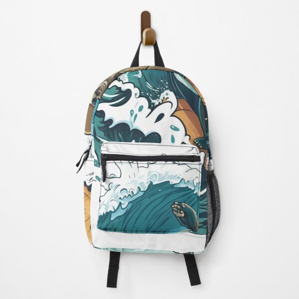Item preview, Otter Surfing On The Beach designed and sold by Bruce Ferier.