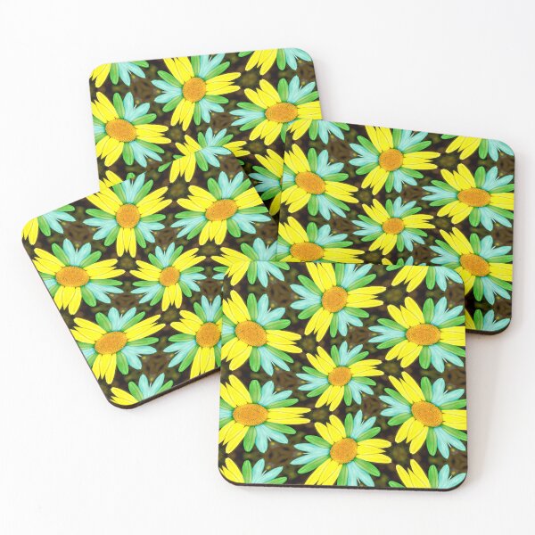 Item preview, Rainbow Colored Flower Pattern designed and sold by Patternflower.