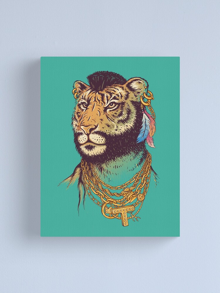 Alternate view of Mr. T(iger) Canvas Print