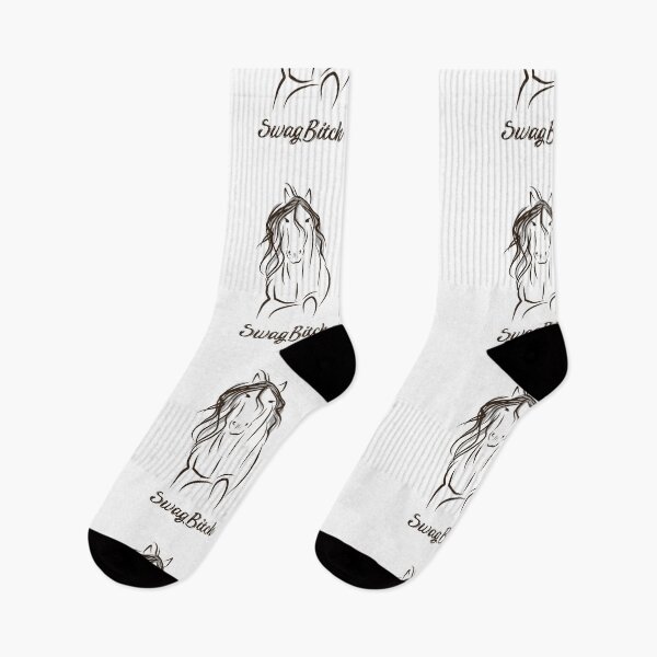 Item preview, Swag Bitch Horse with Attitude designed and sold by mkzmerch.