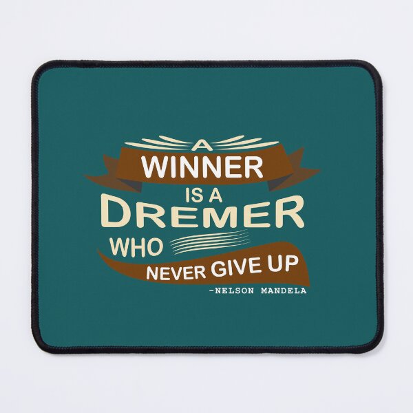 Item preview, Nelson Mandela Famous Inspirational Quote | A winner is a dreamer who never give up | Classic T-shirt designed and sold by ZengoClub.