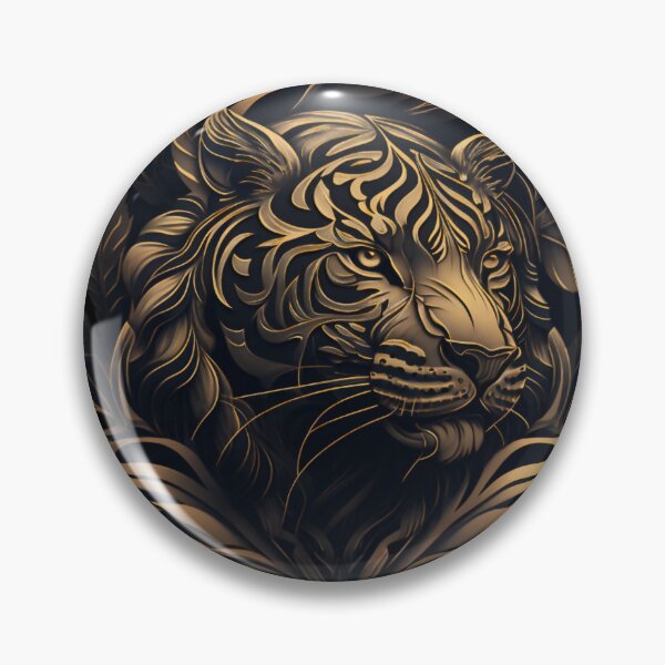 Item preview, tigre dorado designed and sold by dkcgi.