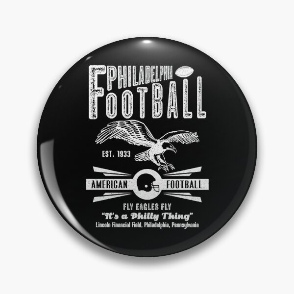 Item preview, Philadelphia Football Est. 1933  Fly Eagles Fly - Vintage White Text designed and sold by Alysson Botsford.