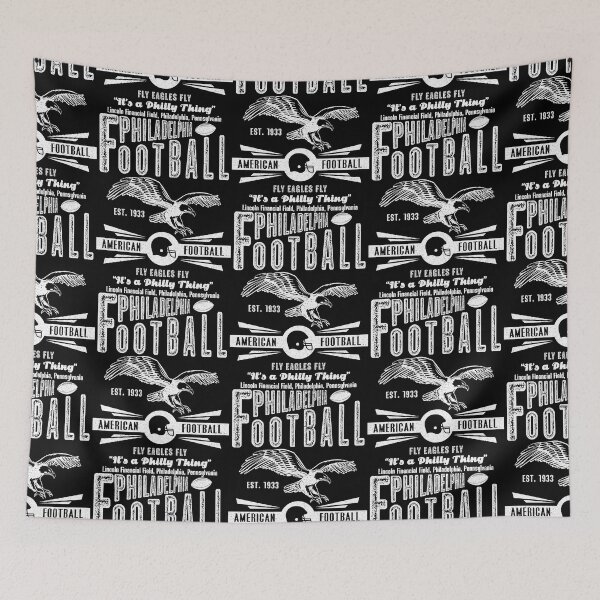 Item preview, Philadelphia Football Est. 1933  Fly Eagles Fly - Vintage White Text designed and sold by Alysson Botsford.