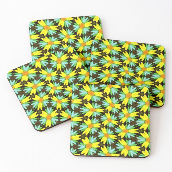 Item preview, Rainbow Colored Flower Pattern designed and sold by Patternflower.