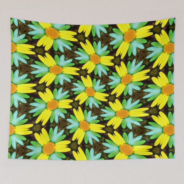 Item preview, Rainbow Colored Flower Pattern designed and sold by Patternflower.