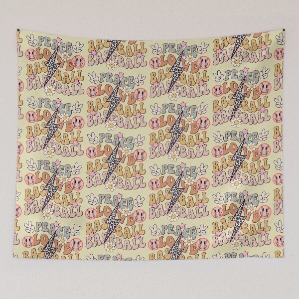 Item preview, Baseball Vibes Retro Groovy designed and sold by dalypdesign.