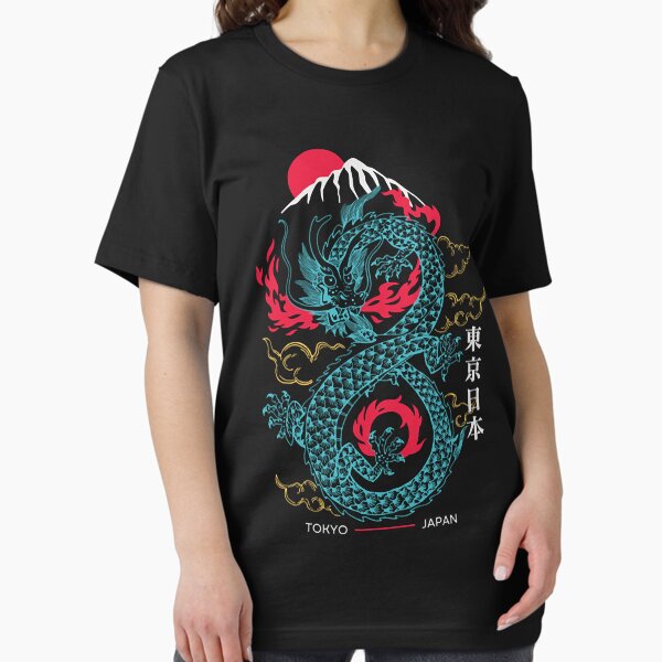Item preview, Tokyo Japan Asian Retro 80's Style Japanese Aesthetic Dragon designed and sold by Alysson Botsford.