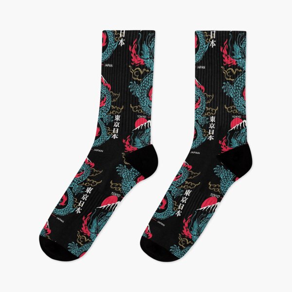 Artikelvorschau, Tokio Japan asiatischer Retro-80er-Stil japanischer ästhetischer Drache entworfen und verkauft von Alysson Botsford.