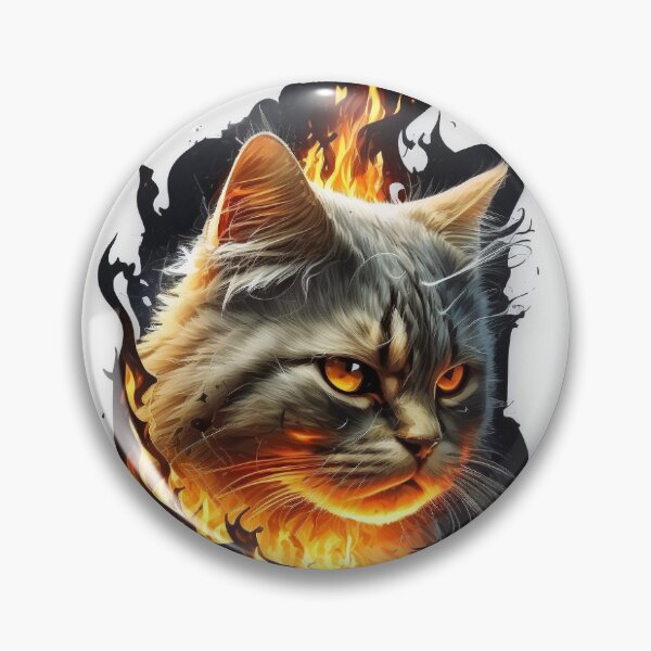 Item preview, Cat  on fire  designed and sold by Blikenas.