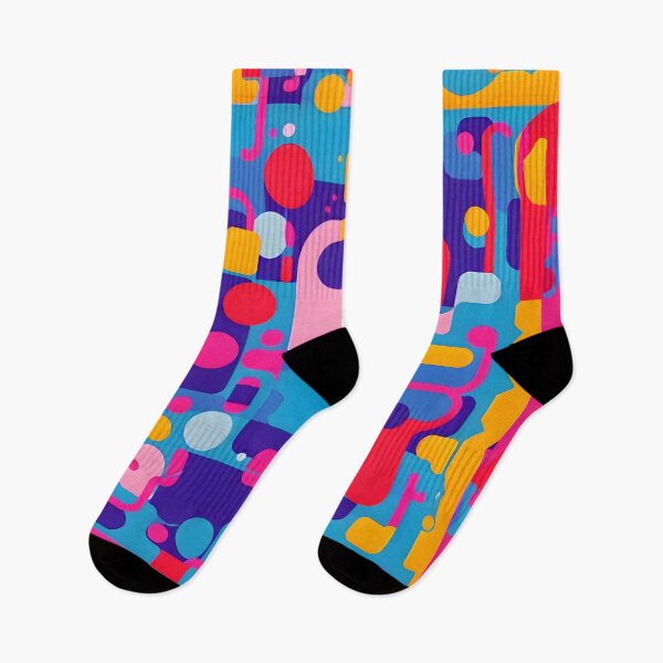 Item preview, A vibrant, abstract pattern of playful shapes and colors designed and sold by Rais002.