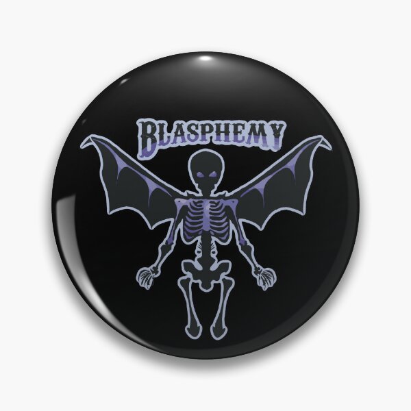 Item preview, Blasphemy Skeleton Fan Art designed and sold by BandArtShop.