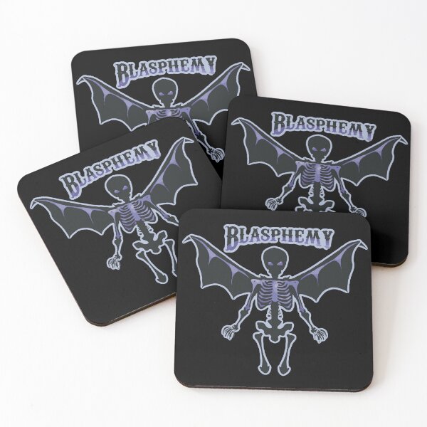 Item preview, Blasphemy Skeleton Fan Art designed and sold by BandArtShop.