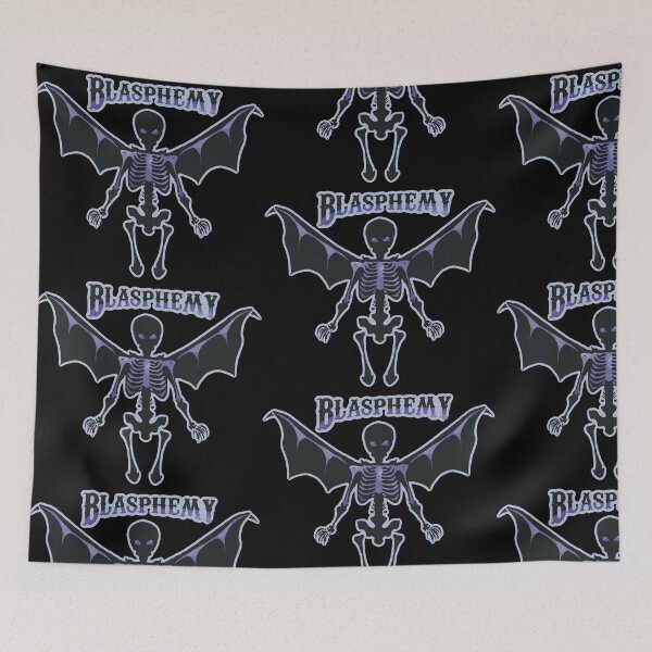 Item preview, Blasphemy Skeleton Fan Art designed and sold by BandArtShop.