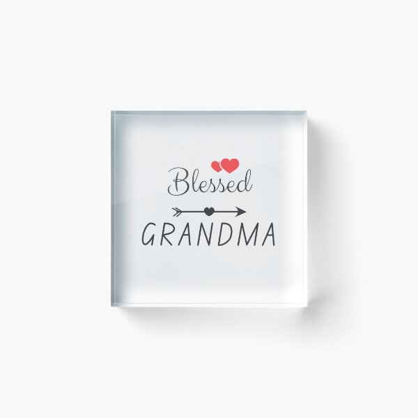 Item preview, Blessed Grandma red hearts designed and sold by GJ-Creations.