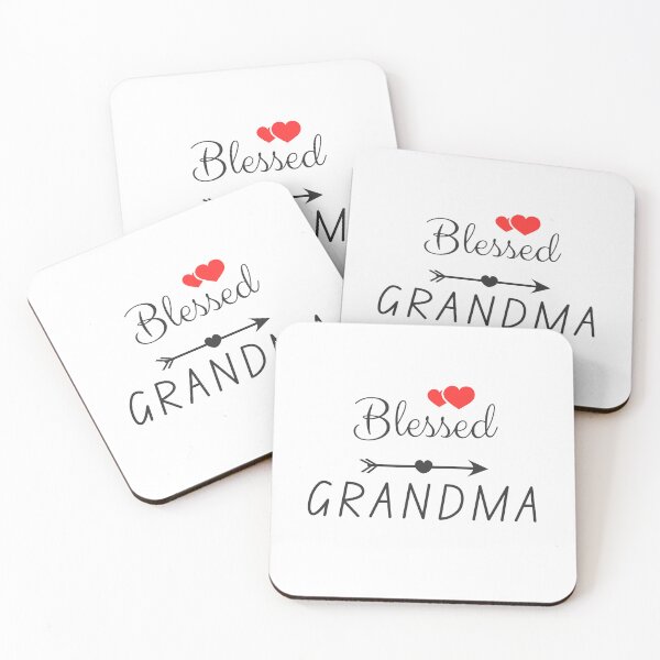 Item preview, Blessed Grandma red hearts designed and sold by GJ-Creations.