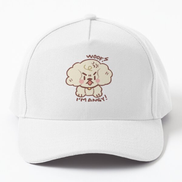 Angry Puddle Dog Baseball Cap