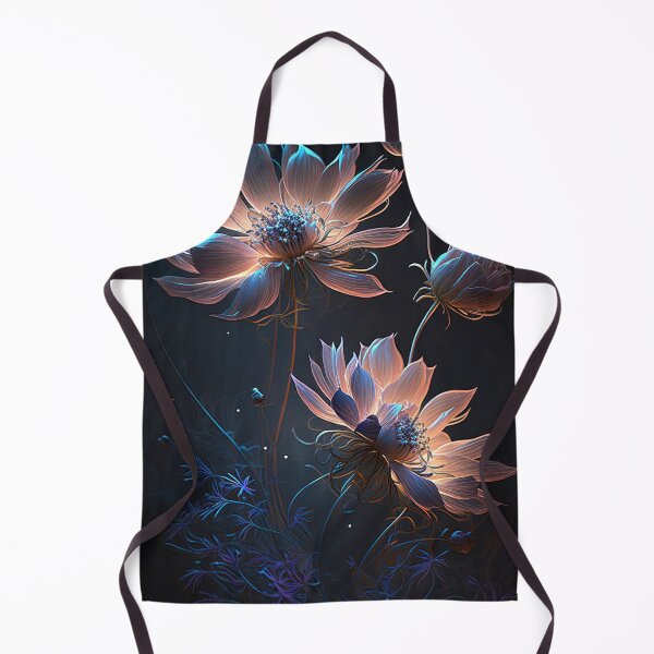 Item preview, flowers with Luminous Lights black background, led backlight artphotos 13 designed and sold by jetaiart.
