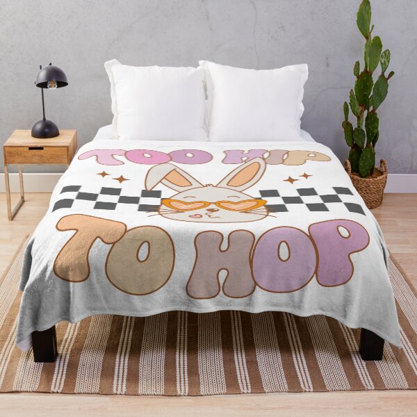 Item preview, Too Hip To Hop Funny Easter Egg Bunny designed and sold by printify.