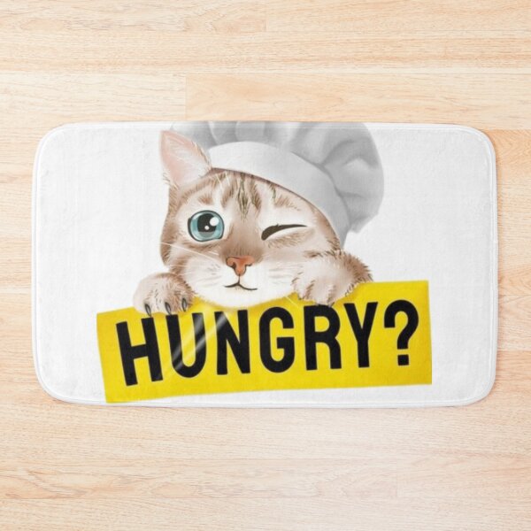 Item preview, Chef hungry cat designed and sold by Ademirdesign.