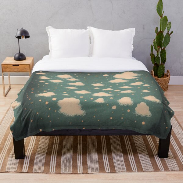 Item preview, A dreamy, pastel pattern of stars and clouds designed and sold by Rais002.