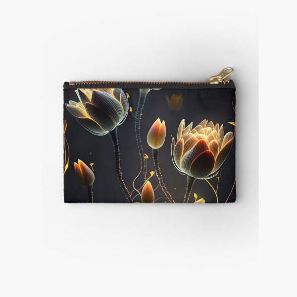 Aperçu de l'œuvre flowers with Luminous Lights black background, led backlight artphotos 14 créée et vendue par jetaiart.