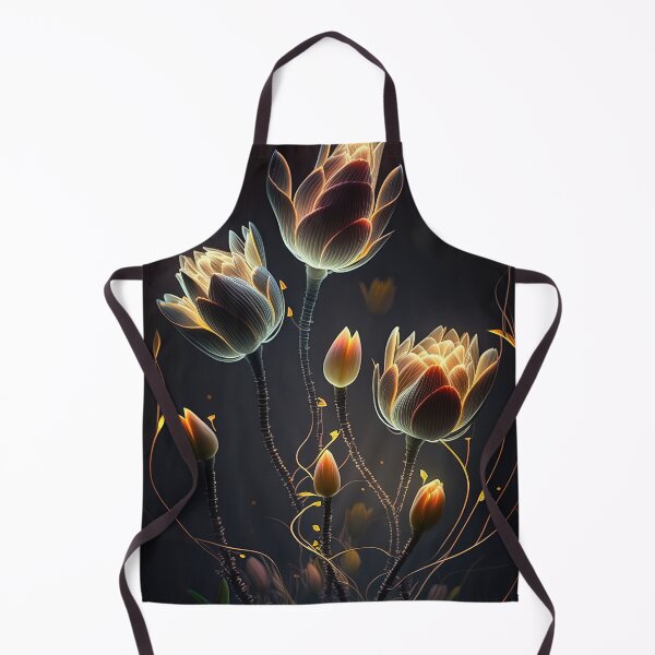 Item preview, flowers with Luminous Lights black background, led backlight artphotos 14 designed and sold by jetaiart.