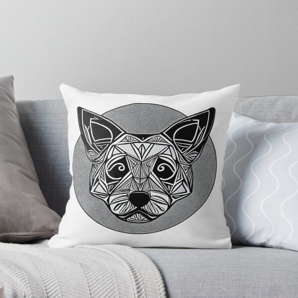 Item preview, Mandala Style Dog - Linear and Geometric Drawing designed and sold by wildbamboo.