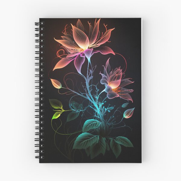 Item preview, flowers with Luminous Lights black background, led backlight artphotos 15 designed and sold by jetaiart.