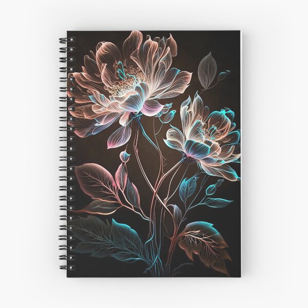 Item preview, flowers with Luminous Lights black background, led backlight artphotos 16 designed and sold by jetaiart.