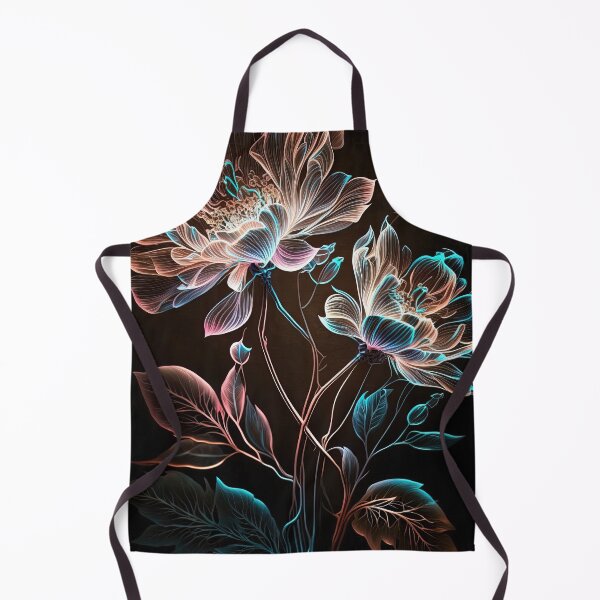 Item preview, flowers with Luminous Lights black background, led backlight artphotos 16 designed and sold by jetaiart.