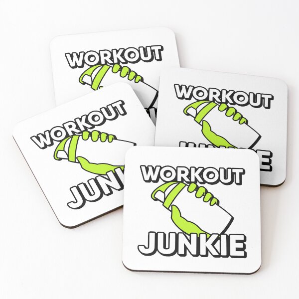 Item preview, Workout Junkie with Cool Protein shaker designed and sold by RiciPaneto.