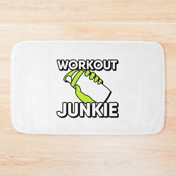 Item preview, Workout Junkie with Cool Protein shaker designed and sold by RiciPaneto.