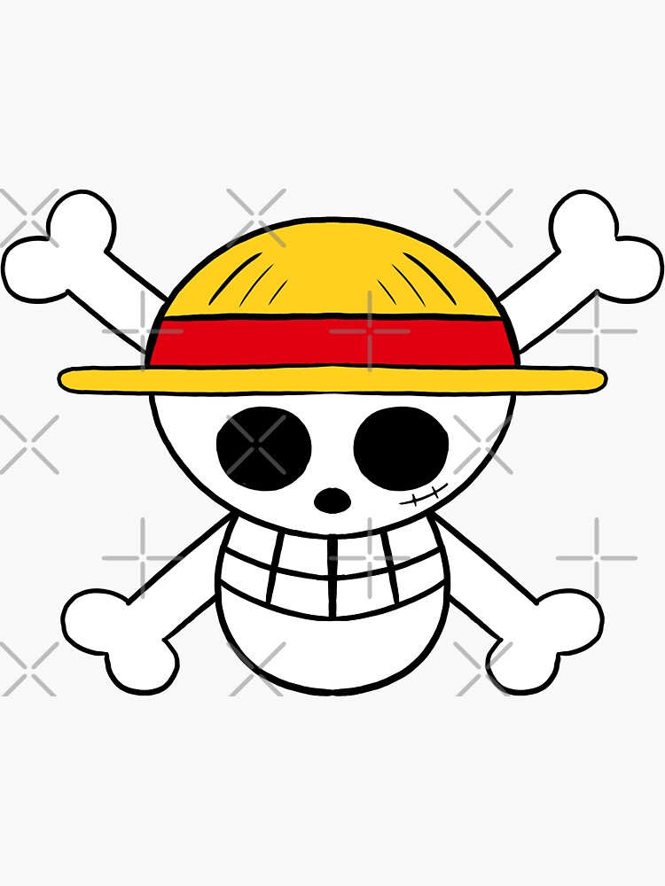 Pegatinas de la tripulación de Sombrero de Paja Luffy One Piece -   México