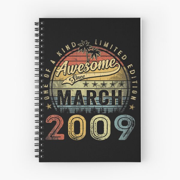Item preview, 14 Year Old Awesome Since March 2009 14th Birthday designed and sold by TaraRMartinez.