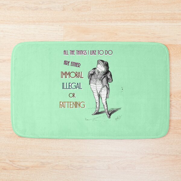 Item preview, Immoral, illegal or fattening: satire definition designed and sold by CommonSenseClub.