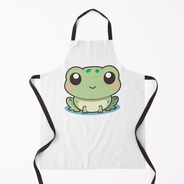 Item preview, Happy Frog Cute Kawaii Chibi Hand Drawn Illustration designed and sold by Cutepix.