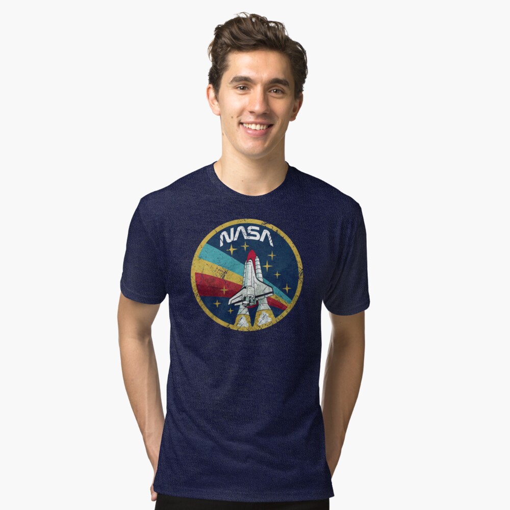 Nasa Vintage Colors V01 Tri-blend T-Shirt