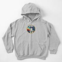 Nasa Vintage Farben V01 Kinder Hoodie