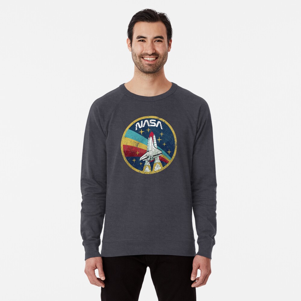 Nasa Vintage Colors V01 Lightweight Sweatshirt