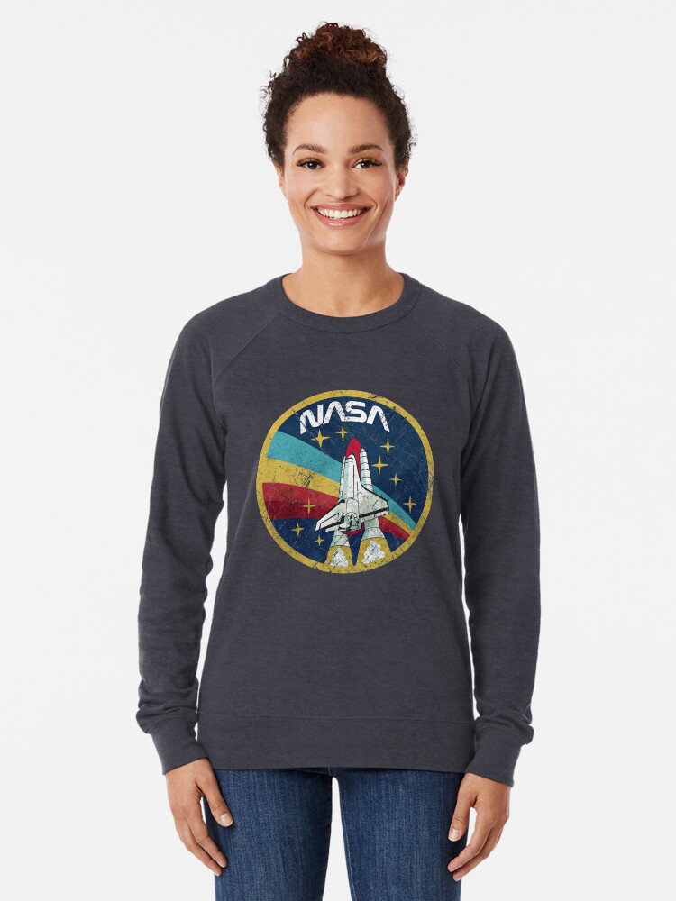 Alternate view of Nasa Vintage Colors V01 Lightweight Sweatshirt