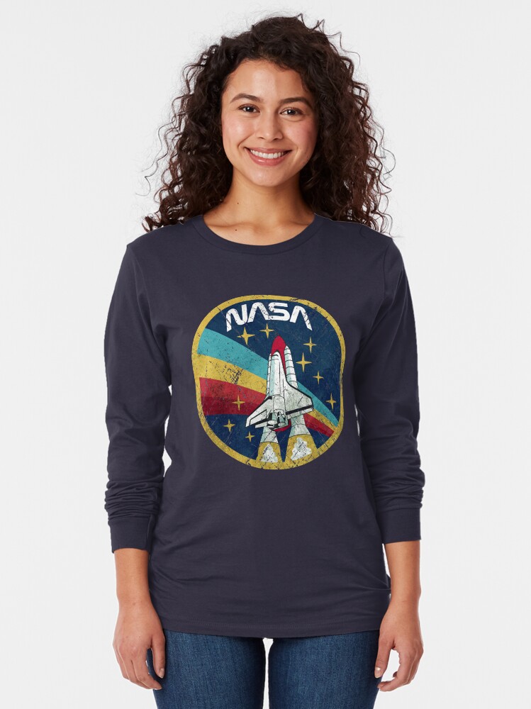 Alternate view of Nasa Vintage Colors V01 Long Sleeve T-Shirt