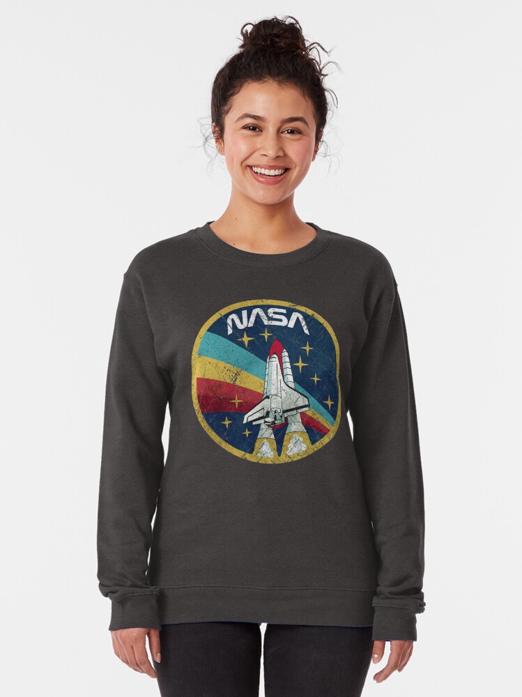 Alternate view of Nasa Vintage Colors V01 Pullover Sweatshirt