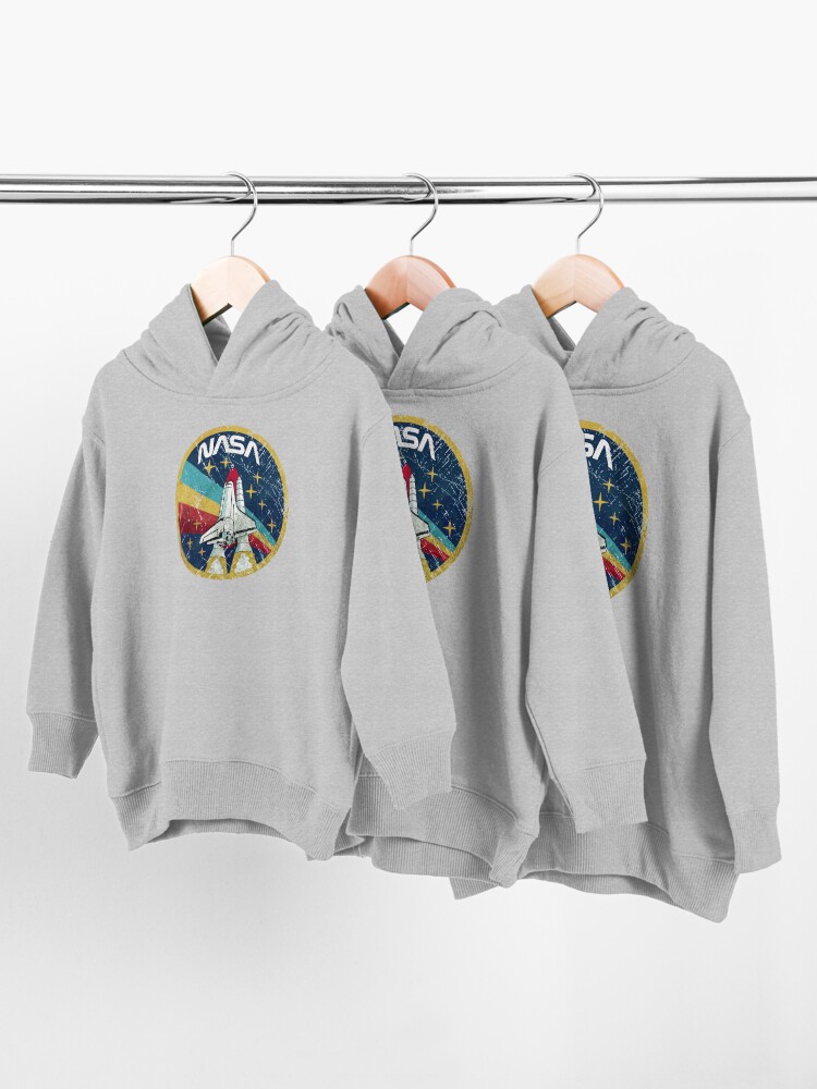 Alternate view of Nasa Vintage Colors V01 Toddler Pullover Hoodie
