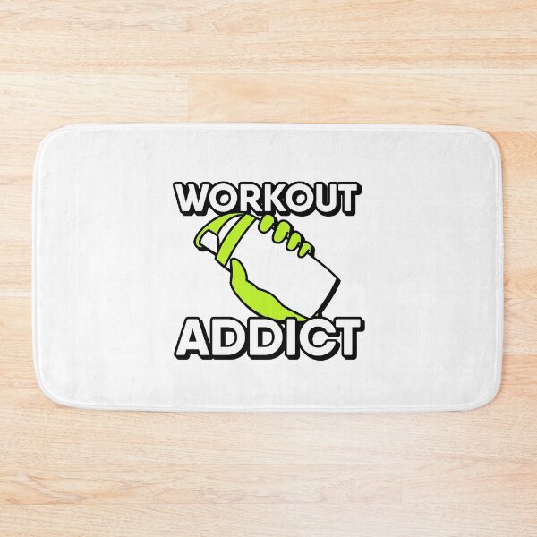 Item preview, Workout Addict with Cool Protein shaker designed and sold by RiciPaneto.
