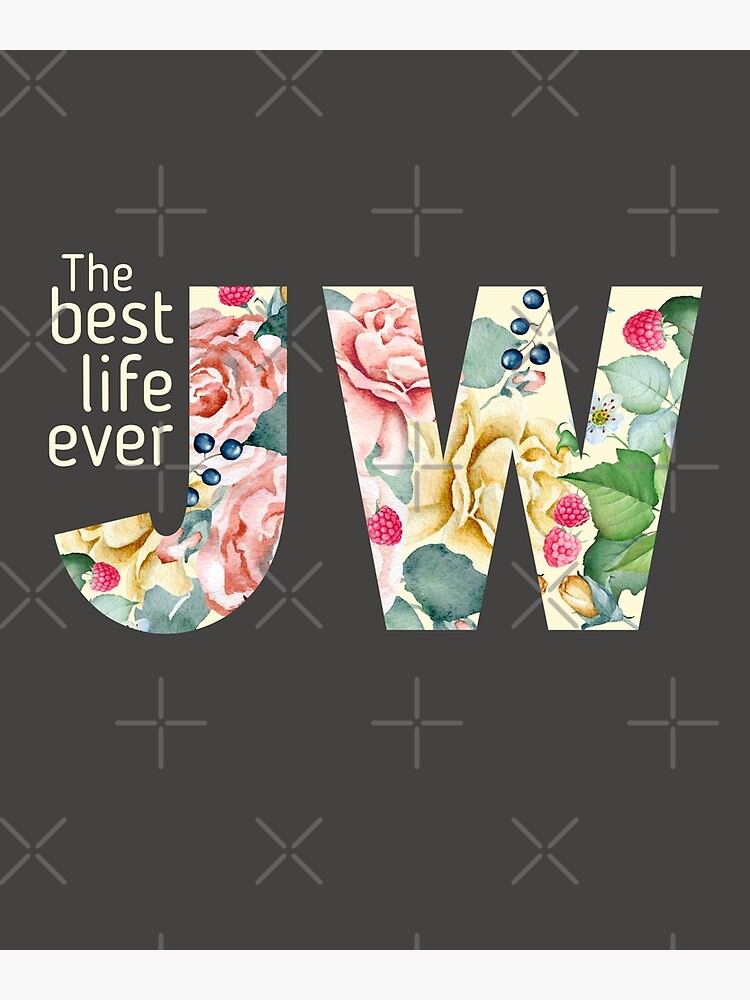JW Digital Download Best Life Ever Folded Note Card 5 X 7 in 