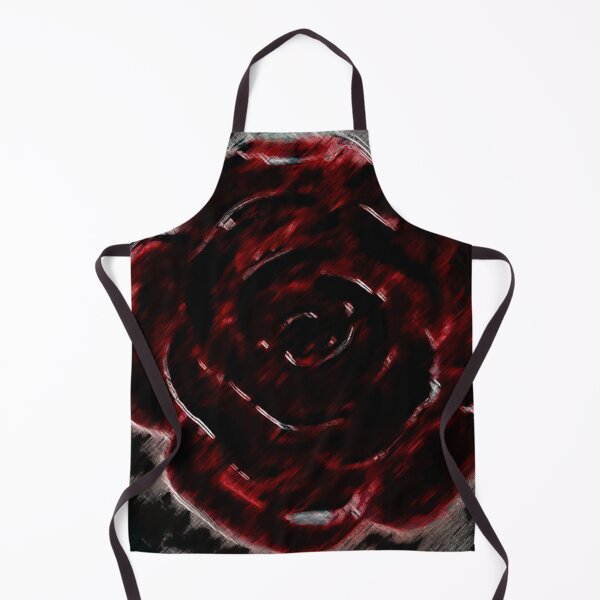Item preview, Red Rose Dark Smudgey Abstract Digital Design by Veda Modern Distorted Flower designed and sold by kattakitty.
