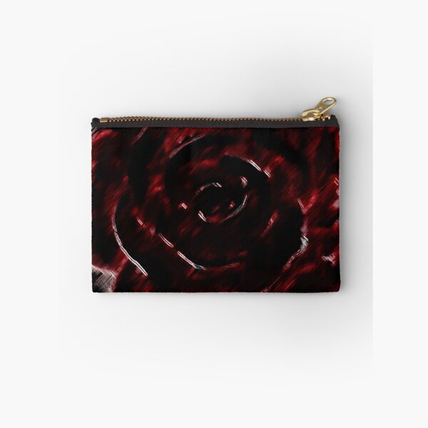Item preview, Red Rose Dark Smudgey Abstract Digital Design by Veda Modern Distorted Flower designed and sold by kattakitty.