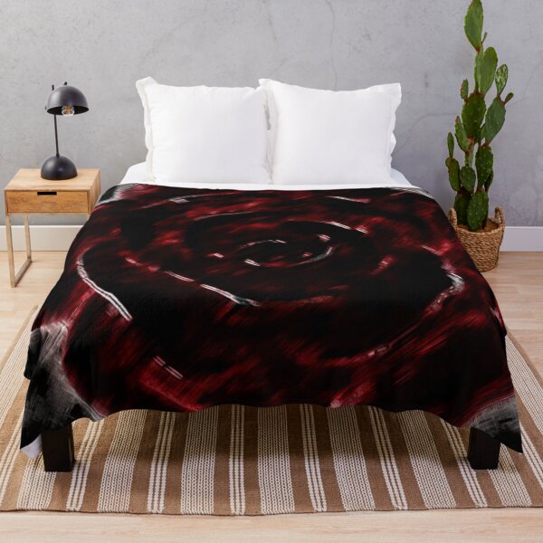 Item preview, Red Rose Dark Smudgey Abstract Digital Design by Veda Modern Distorted Flower designed and sold by kattakitty.