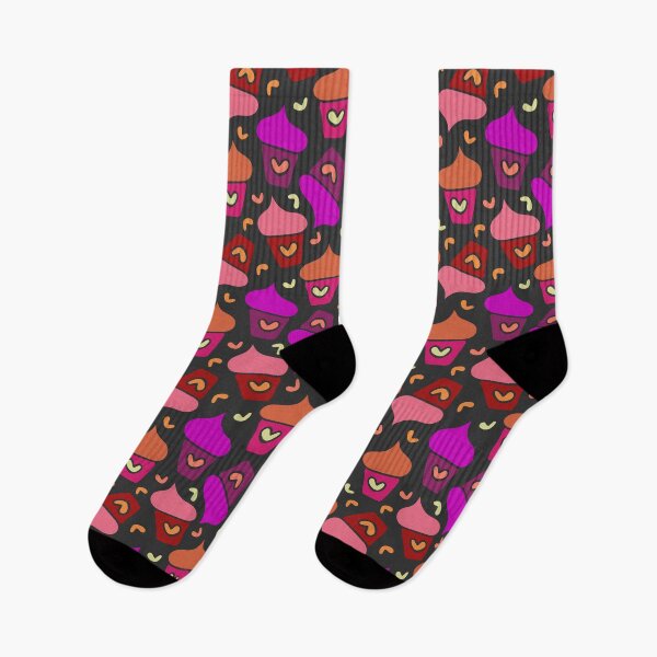 Item preview, Muffins with heart black background designed and sold by RanitasArt.